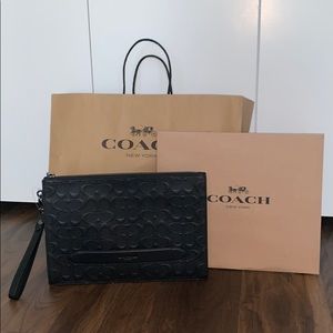 Coach pouch